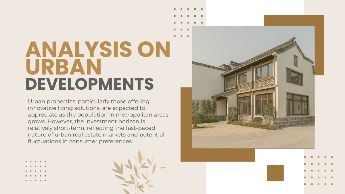 Free Real Estate Investment Opportunities Presentation Template to Edit Online