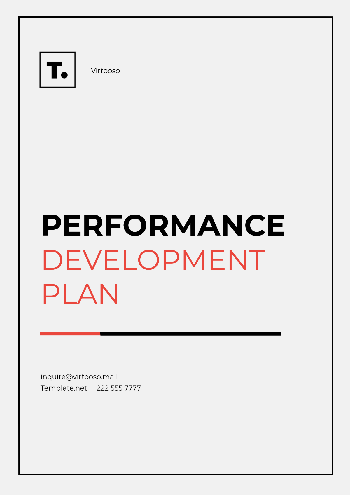 Performance Development Plan Template - Edit Online & Download