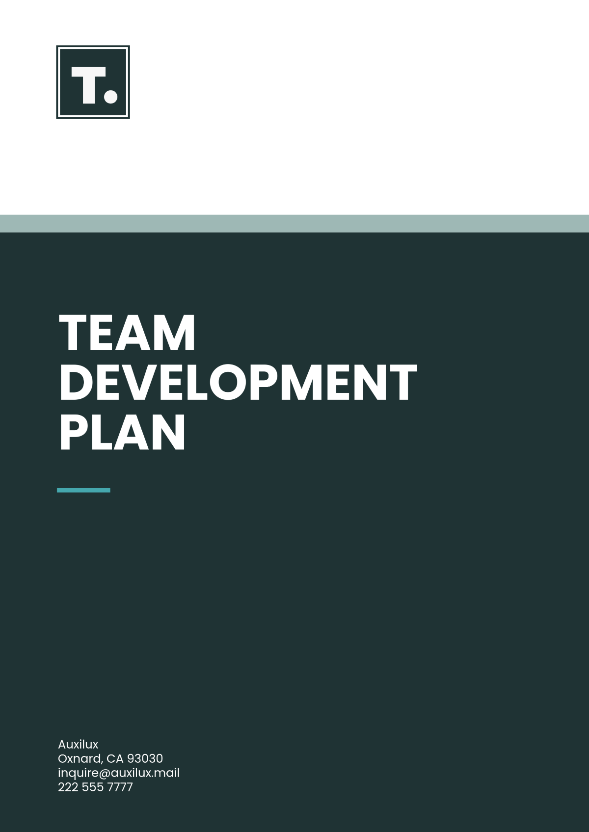 Team Development Plan Template - Edit Online & Download