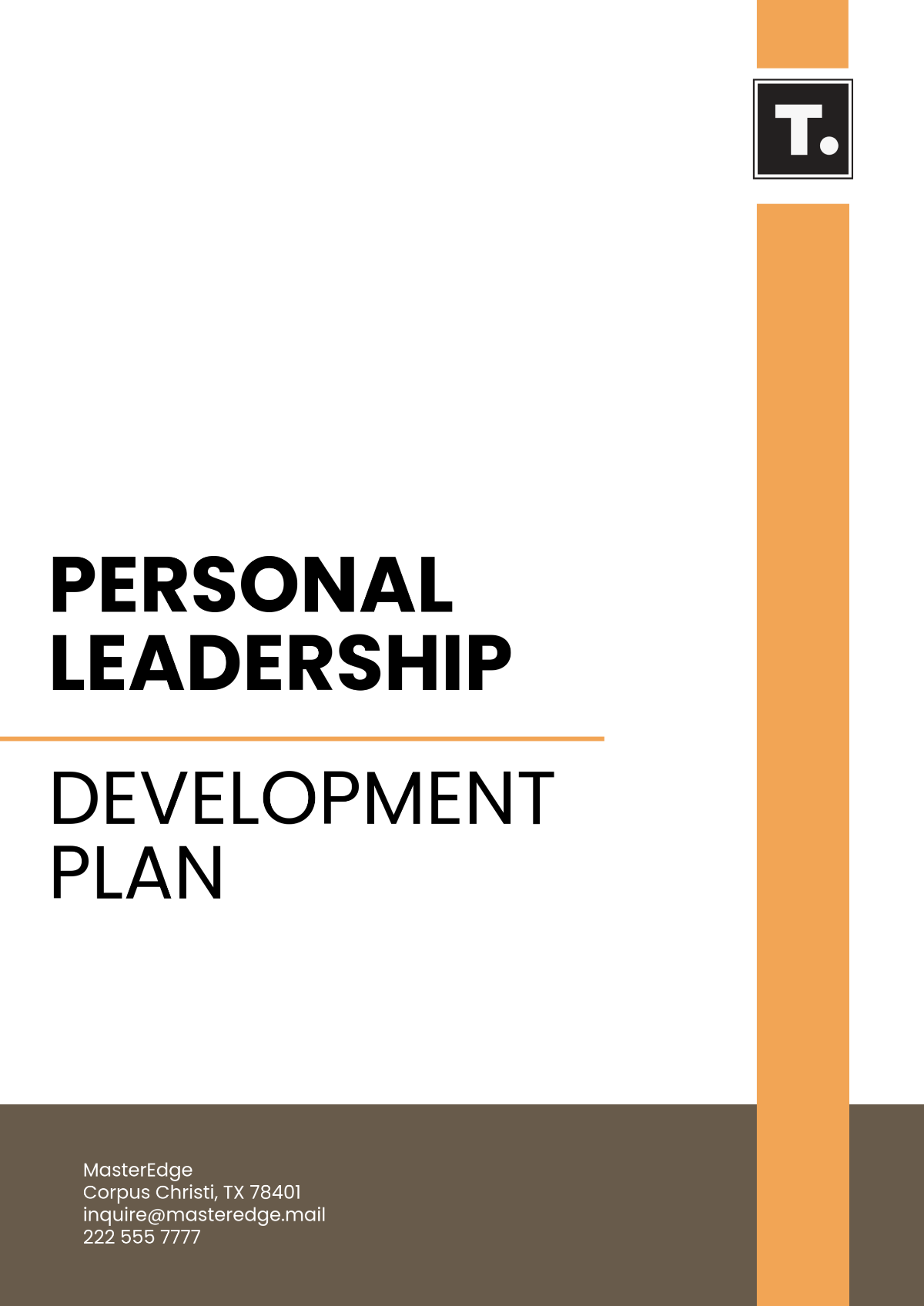 Personal Leadership Development Plan Template - Edit Online & Download