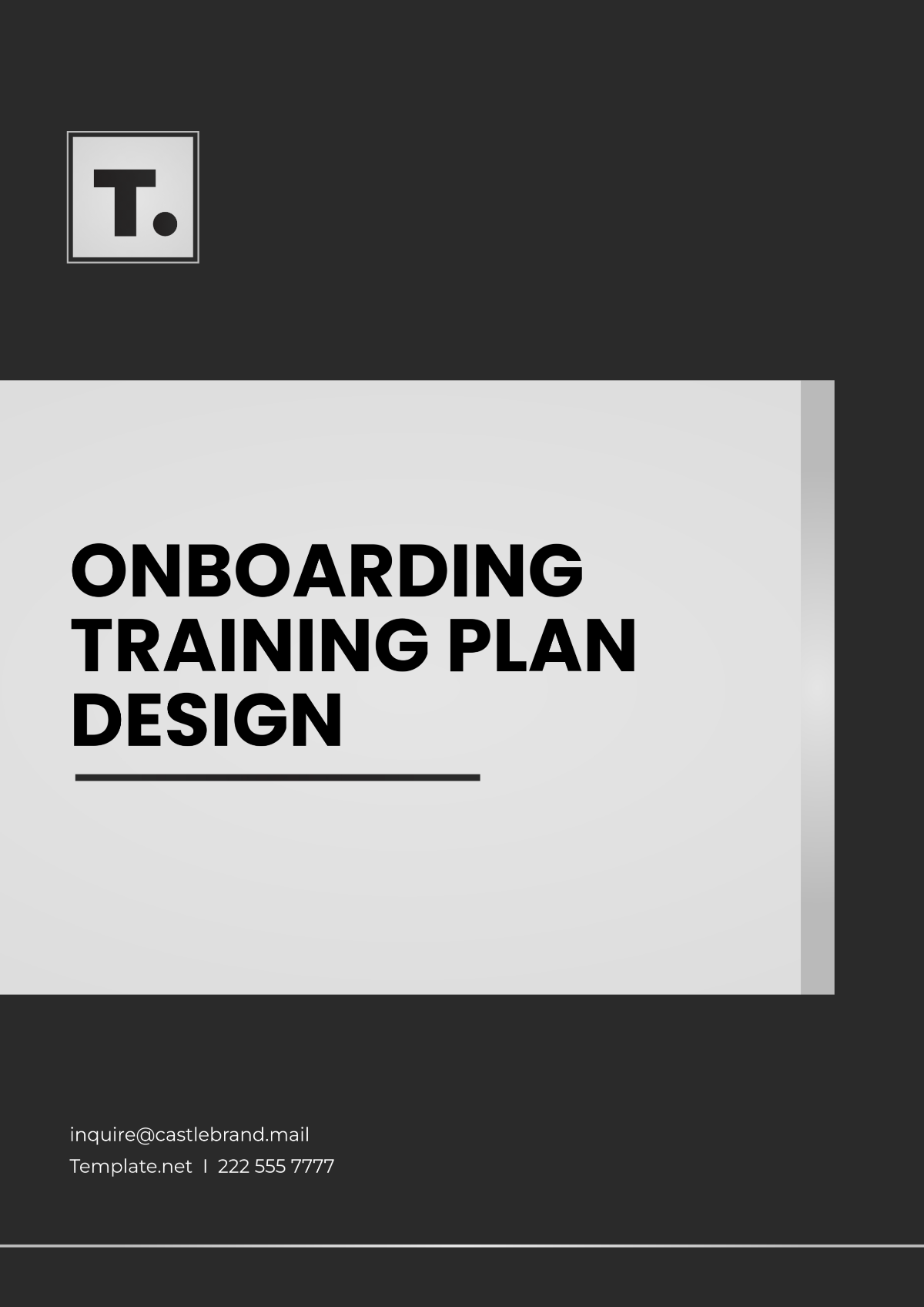 Onboarding Training Plan Design Template - Edit Online & Download