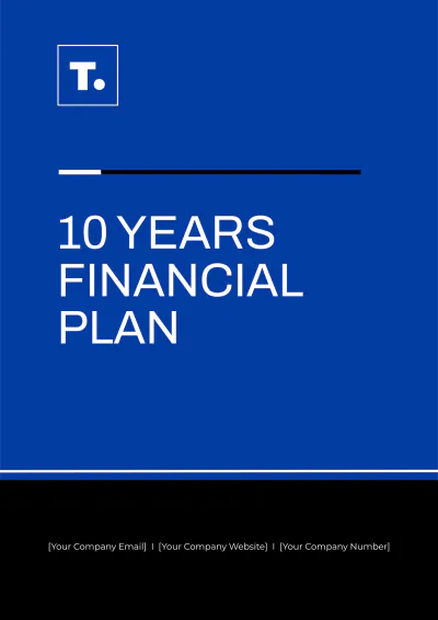 Free 10 Year Financial Plan Template to Edit Online