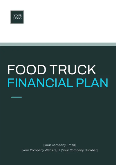 Free Food Truck Financial Plan Template to Edit Online