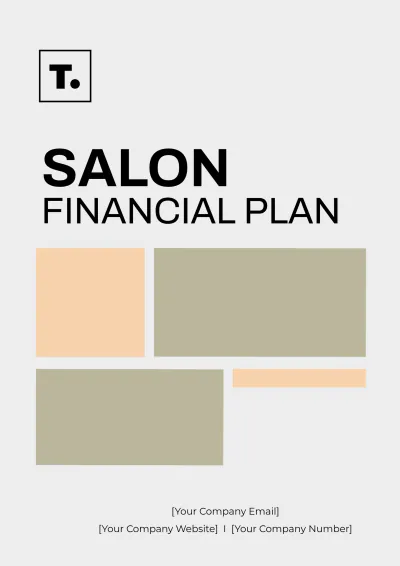 Free Salon Financial Plan Template to Edit Online