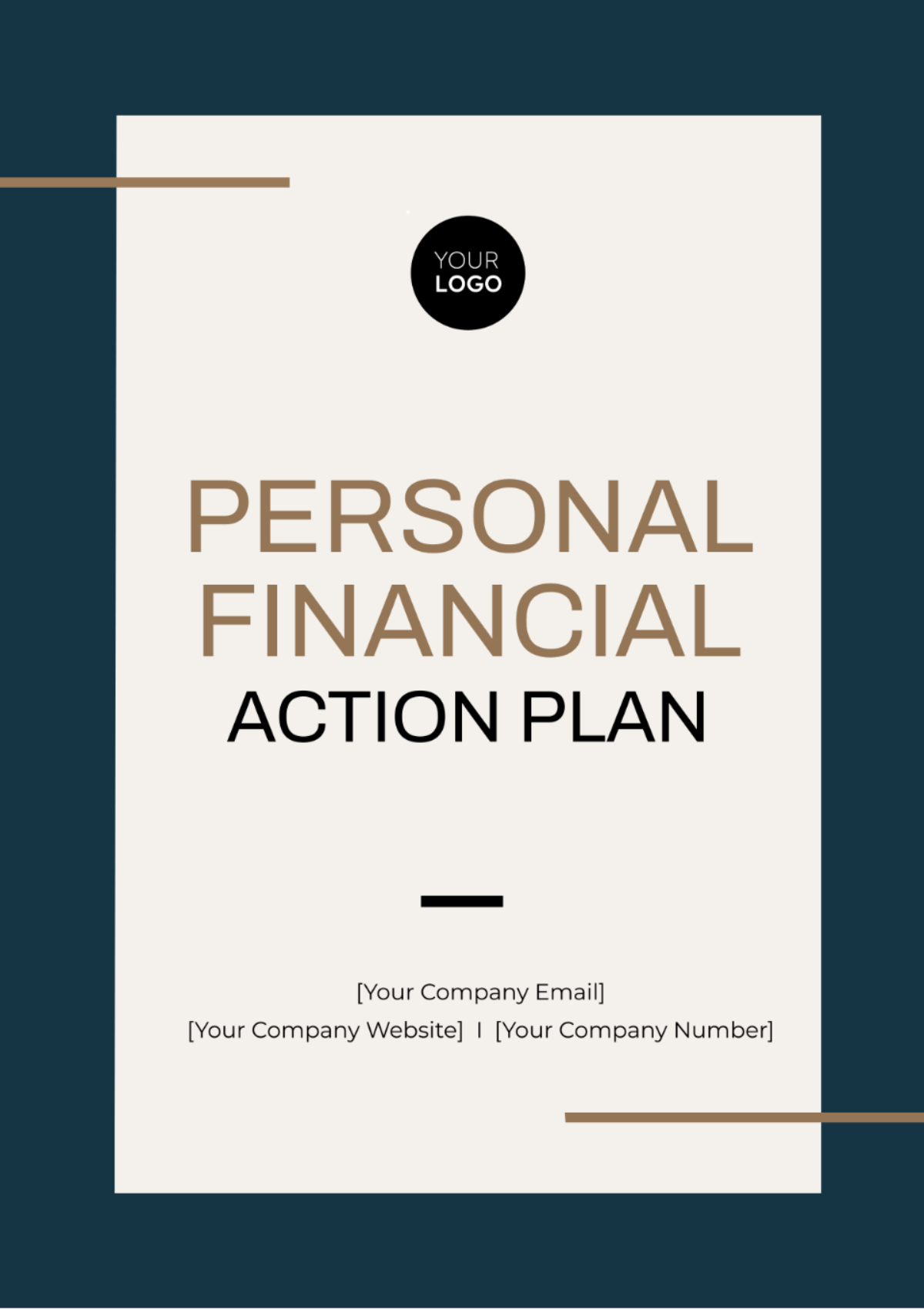 Free Personal Financial Action Plan Template