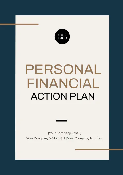 Free Personal Financial Action Plan Template to Edit Online