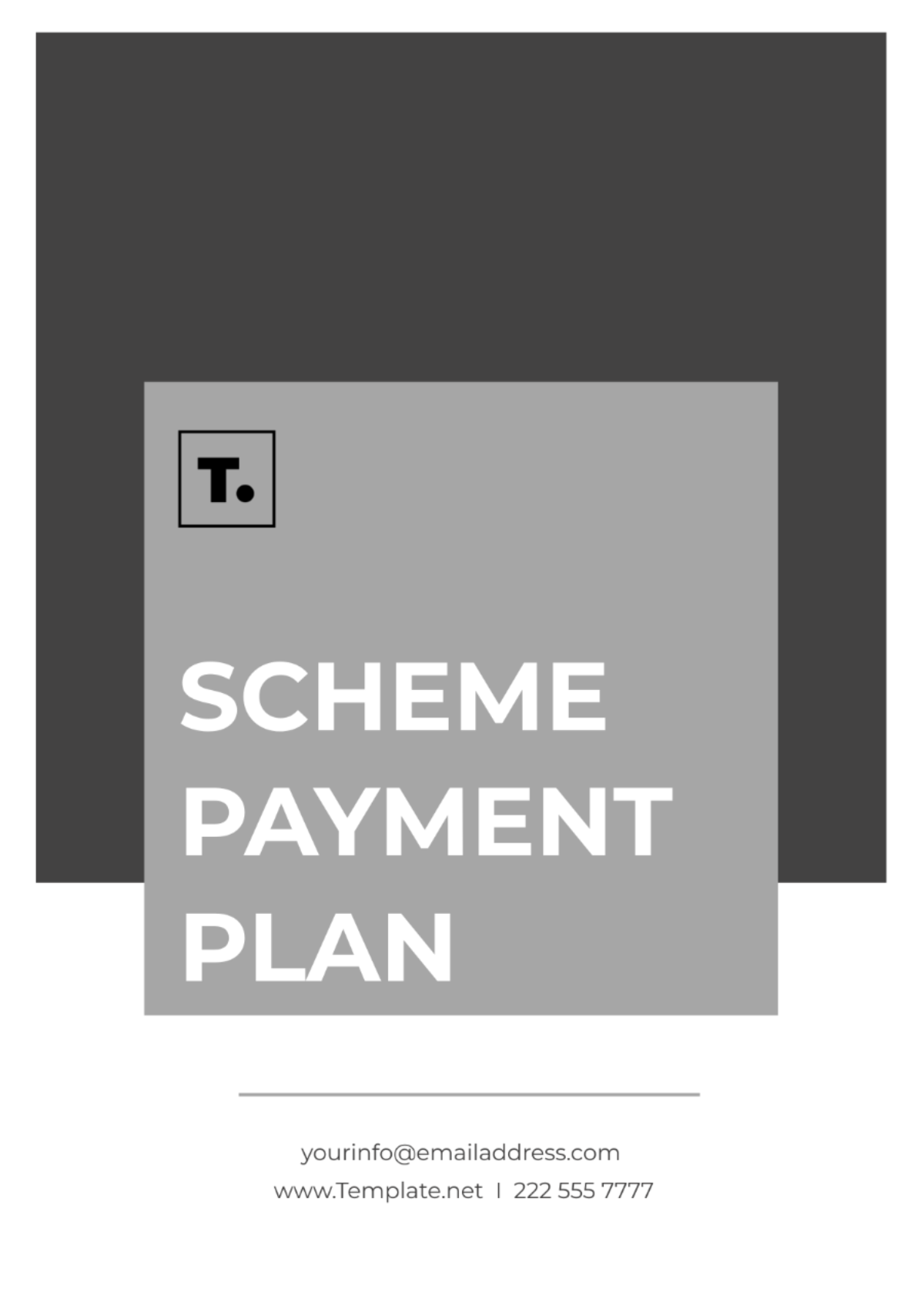 Free Scheme Payment Plan Template