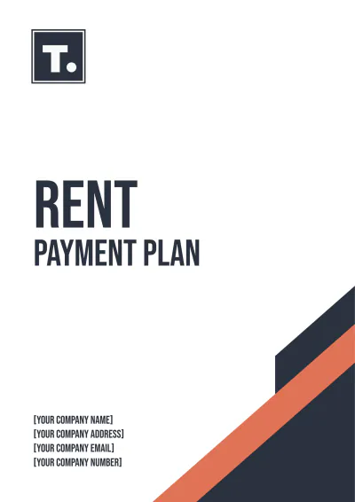 Free Rent Repayment Plan Template to Edit Online