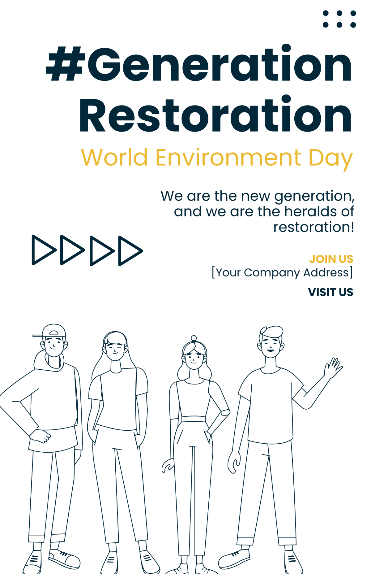 Free World Environment Day Drawing Poster Template