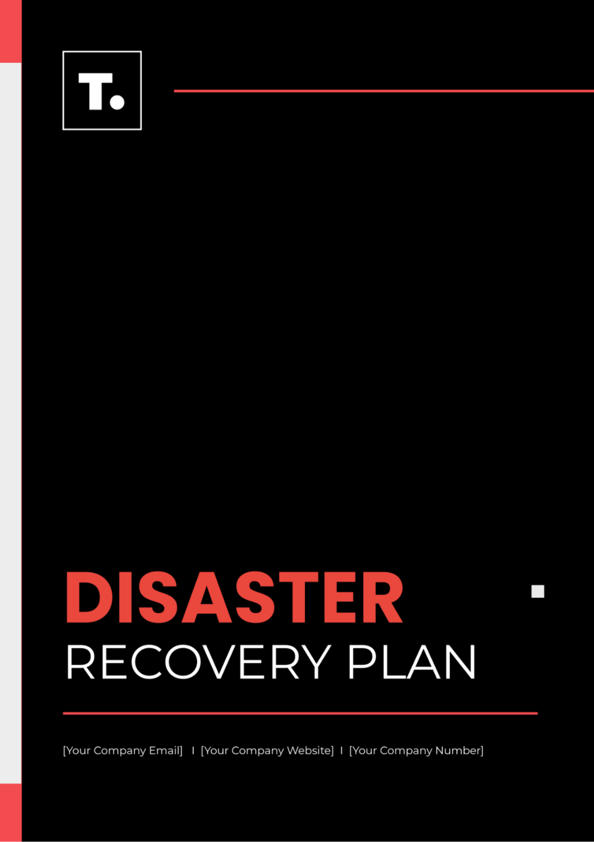 Disaster Recovery Plan Template - Edit Online & Download