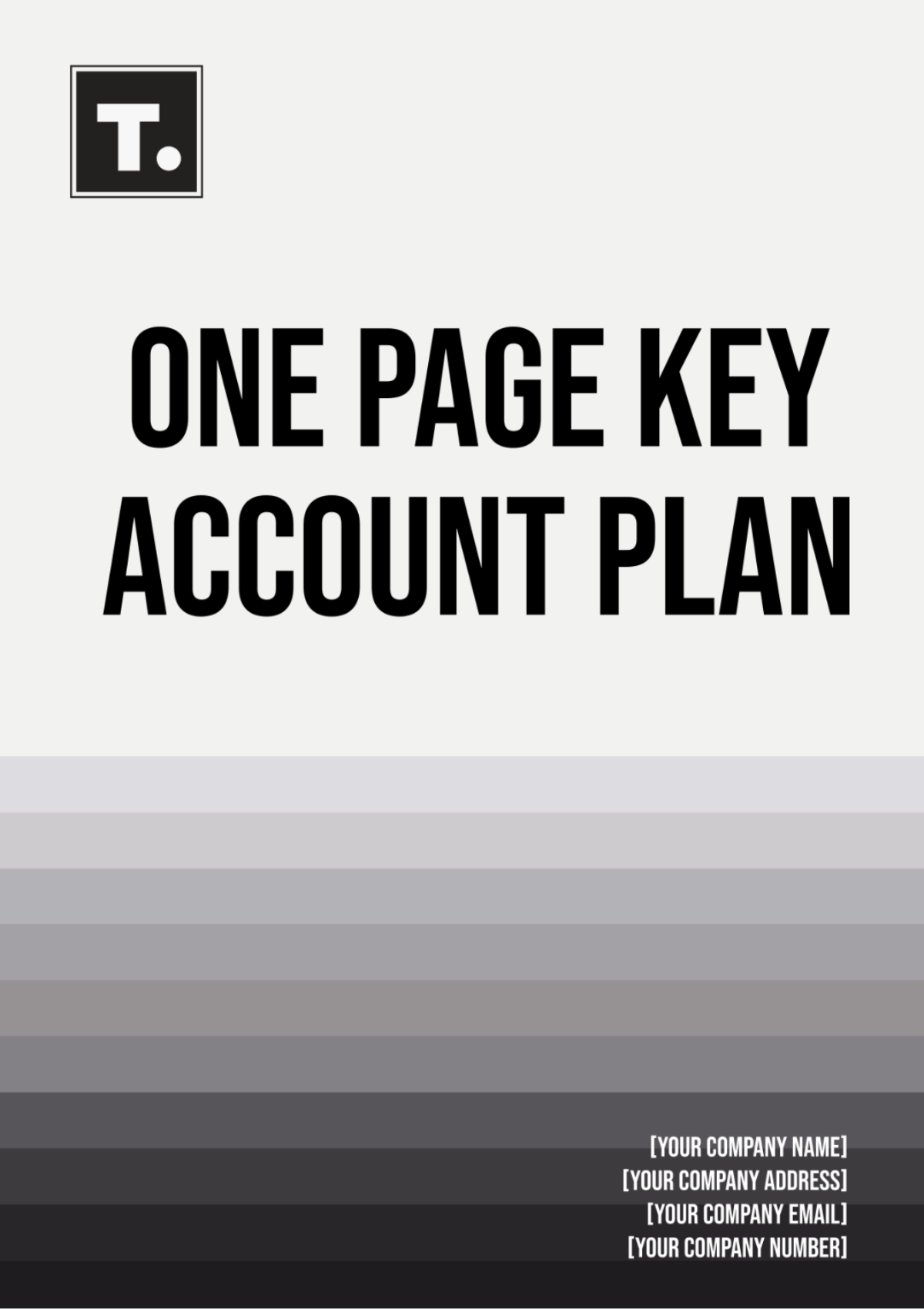 One Page Key Account Plan Template - Edit Online & Download