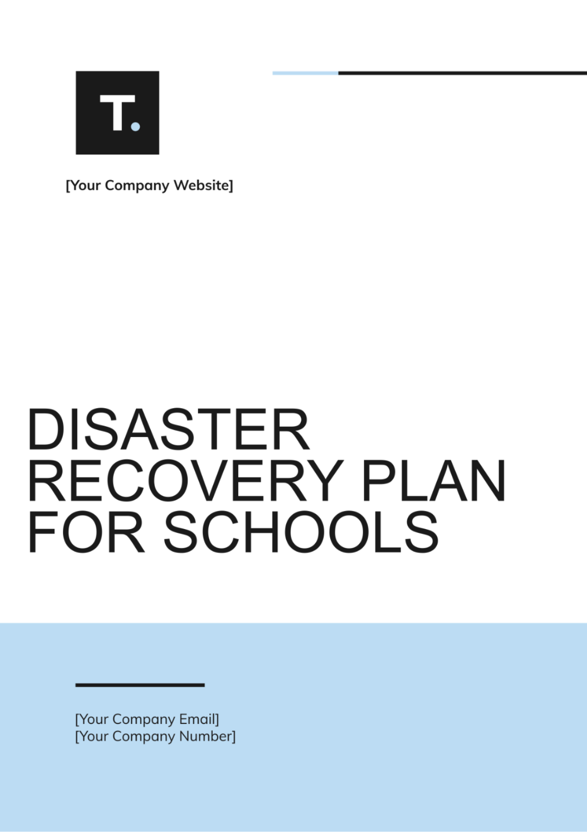 Disaster Recovery Plan Template For Schools - Edit Online & Download