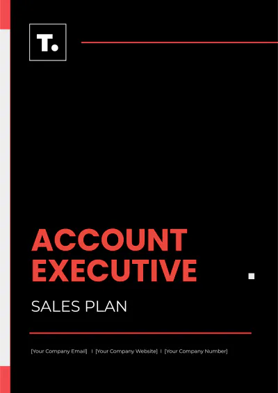 Free Account Executive Sales Plan Template to Edit Online