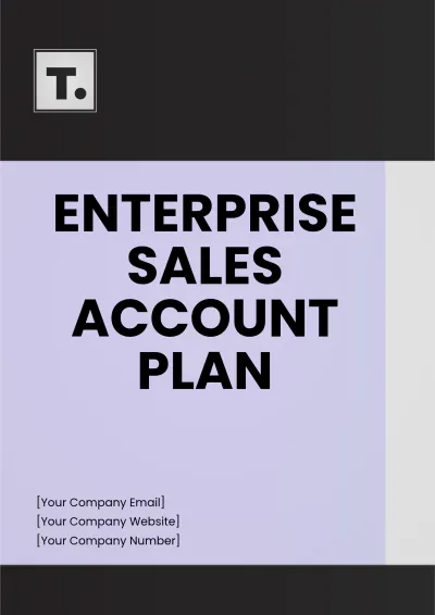 Free Enterprise Sales Account Plan Template to Edit Online