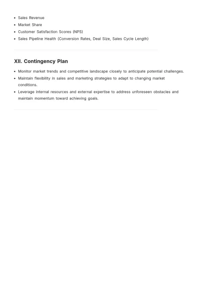 Free Enterprise Sales Account Plan Template to Edit Online