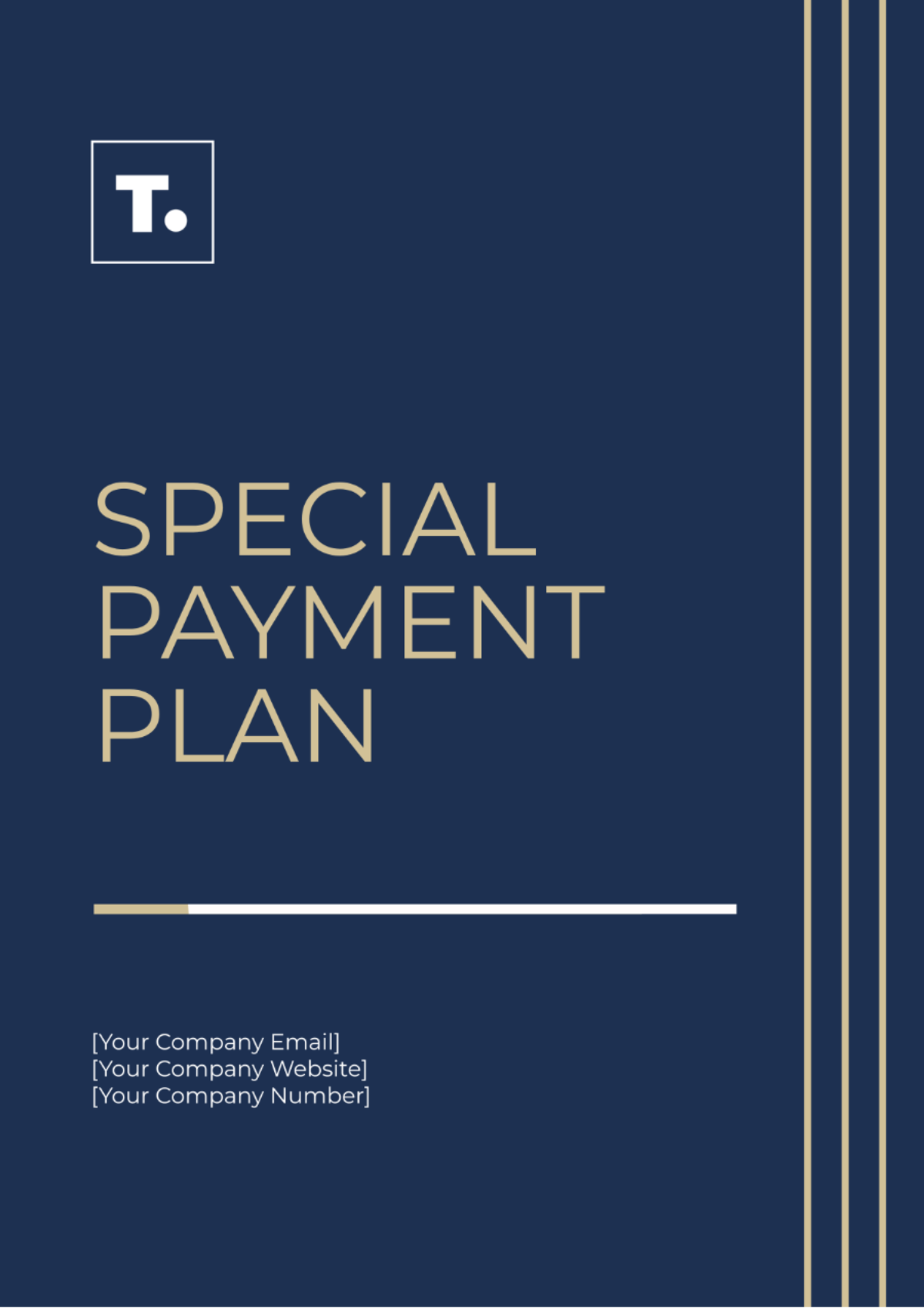 Special Payment Plan Template - Edit Online & Download