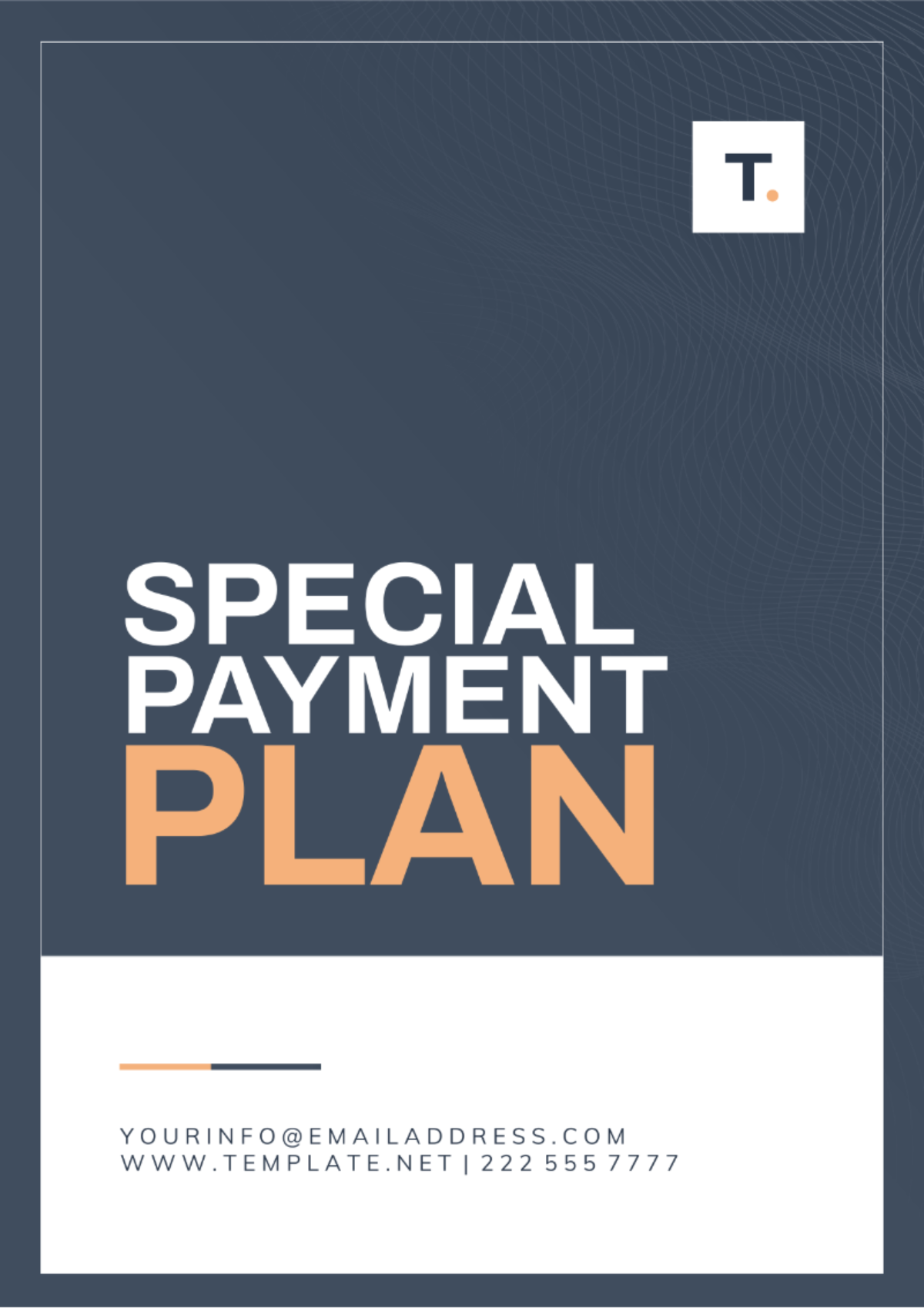 Free Special Payment Plan Template