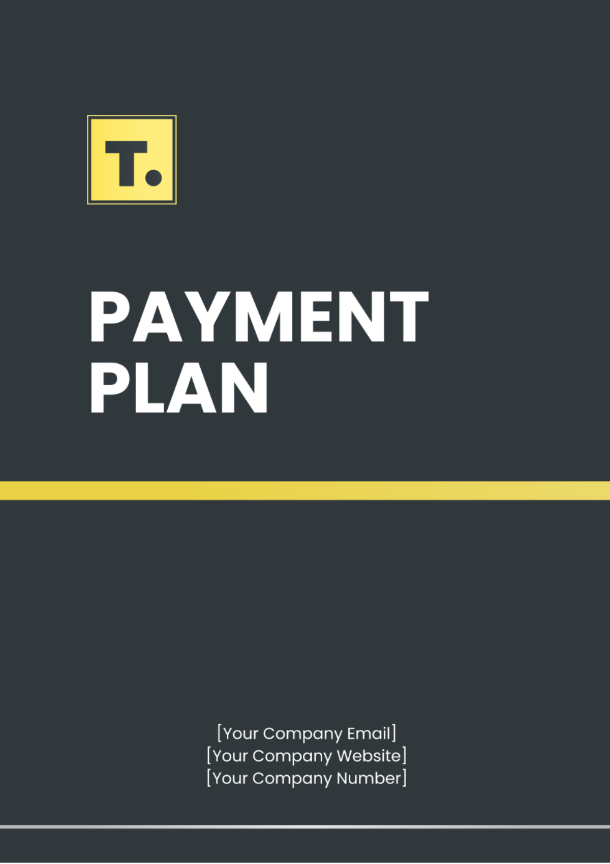 Payment Plan Templates Edit Online & Download Example
