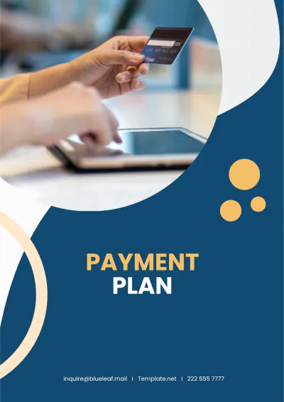 Free Payment Plan Template to Edit Online