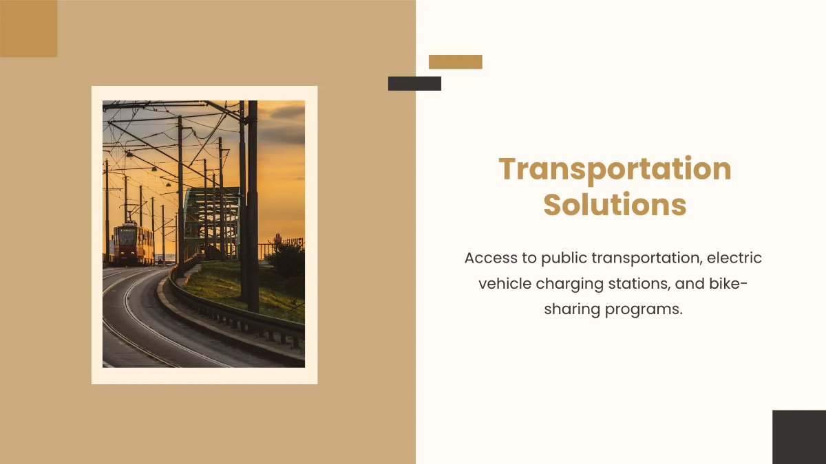 Free Neighborhood Features and Amenities Presentation Template to Edit Online