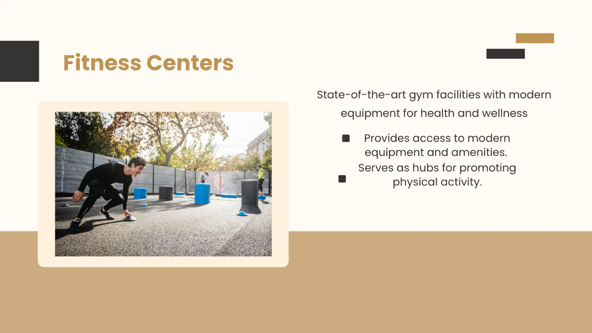 Free Neighborhood Features and Amenities Presentation Template to Edit Online