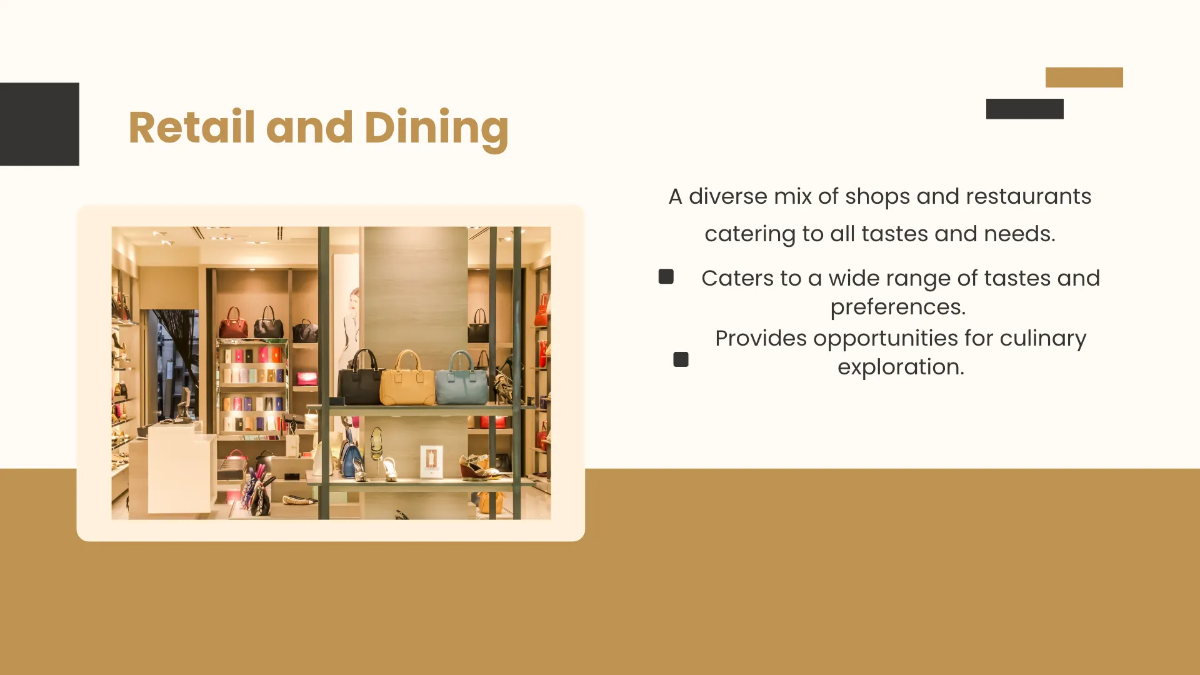 Free Neighborhood Features and Amenities Presentation Template to Edit Online