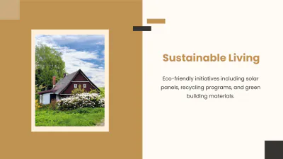 Free Neighborhood Features and Amenities Presentation Template to Edit Online