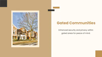 Free Neighborhood Features and Amenities Presentation Template to Edit Online