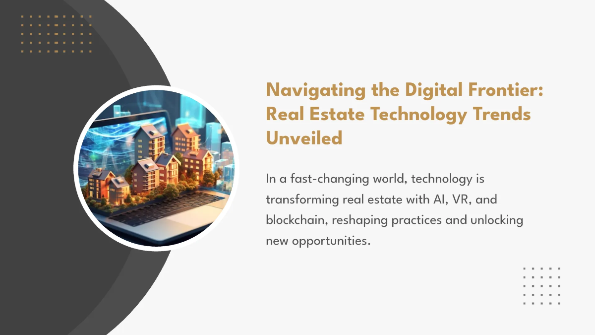 Free Real Estate Technology Trends Presentation Template to Edit Online