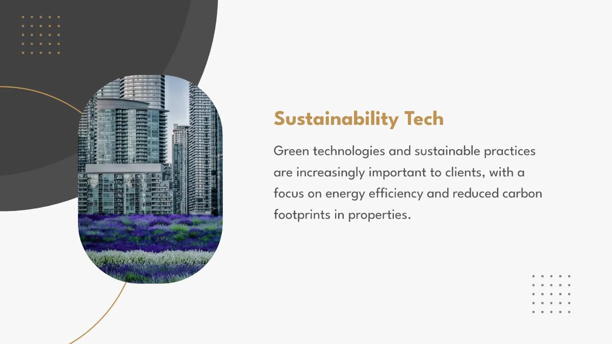 Free Real Estate Technology Trends Presentation Template to Edit Online