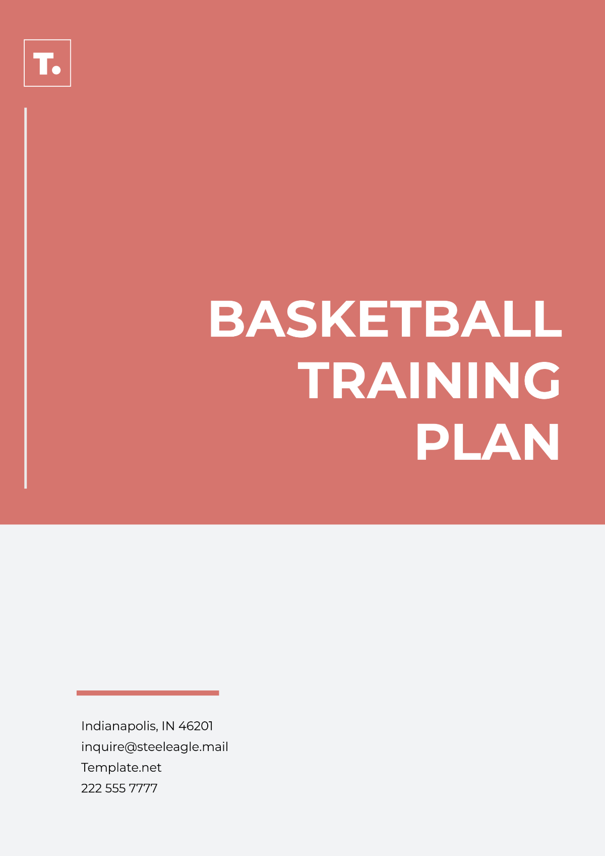 Basketball Training Plan Template - Edit Online & Download