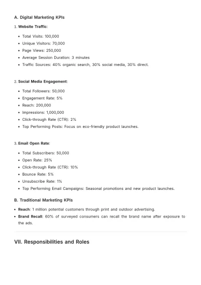 Free Marketing Campaign Design Execution Plan Template to Edit Online