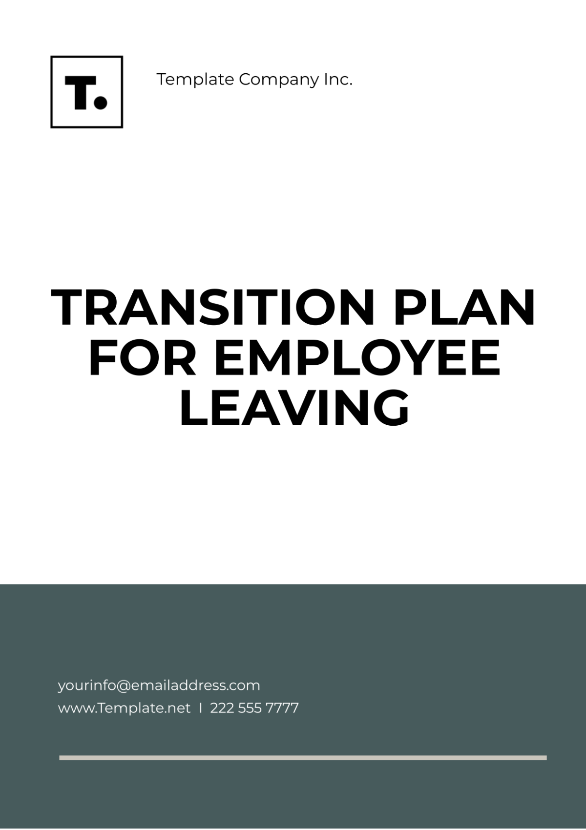FREE Transition Plan Templates & Examples Edit Online & Download