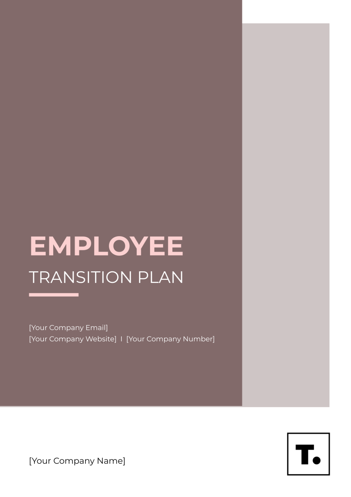 Employee Transition Plan Template - Edit Online & Download