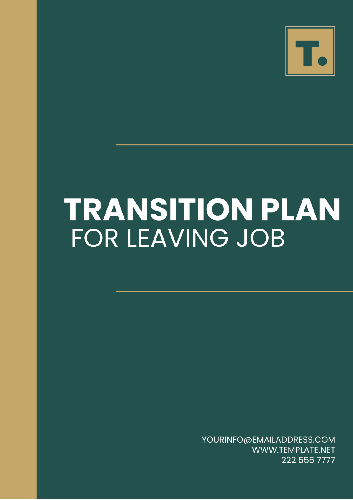 FREE Transition Plan Templates & Examples Edit Online & Download