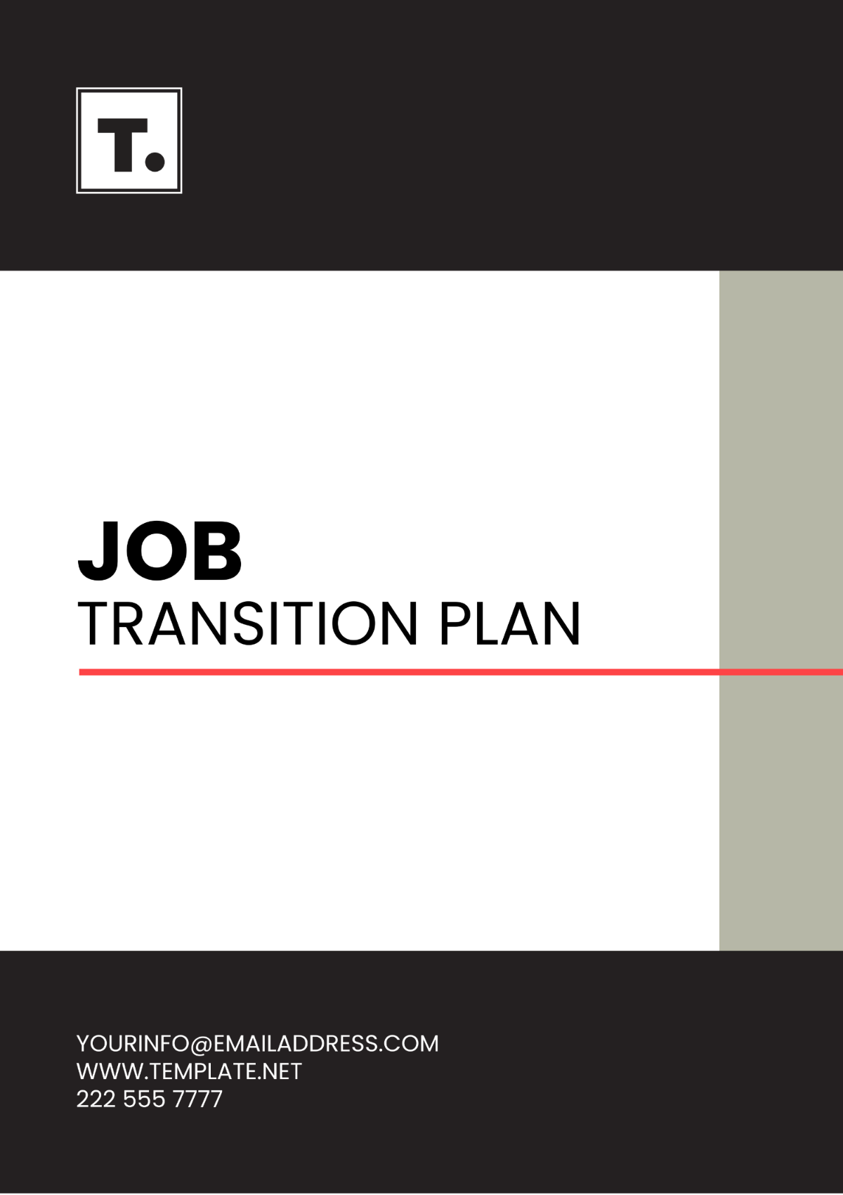 Job Transition Plan Template - Edit Online & Download Example ...