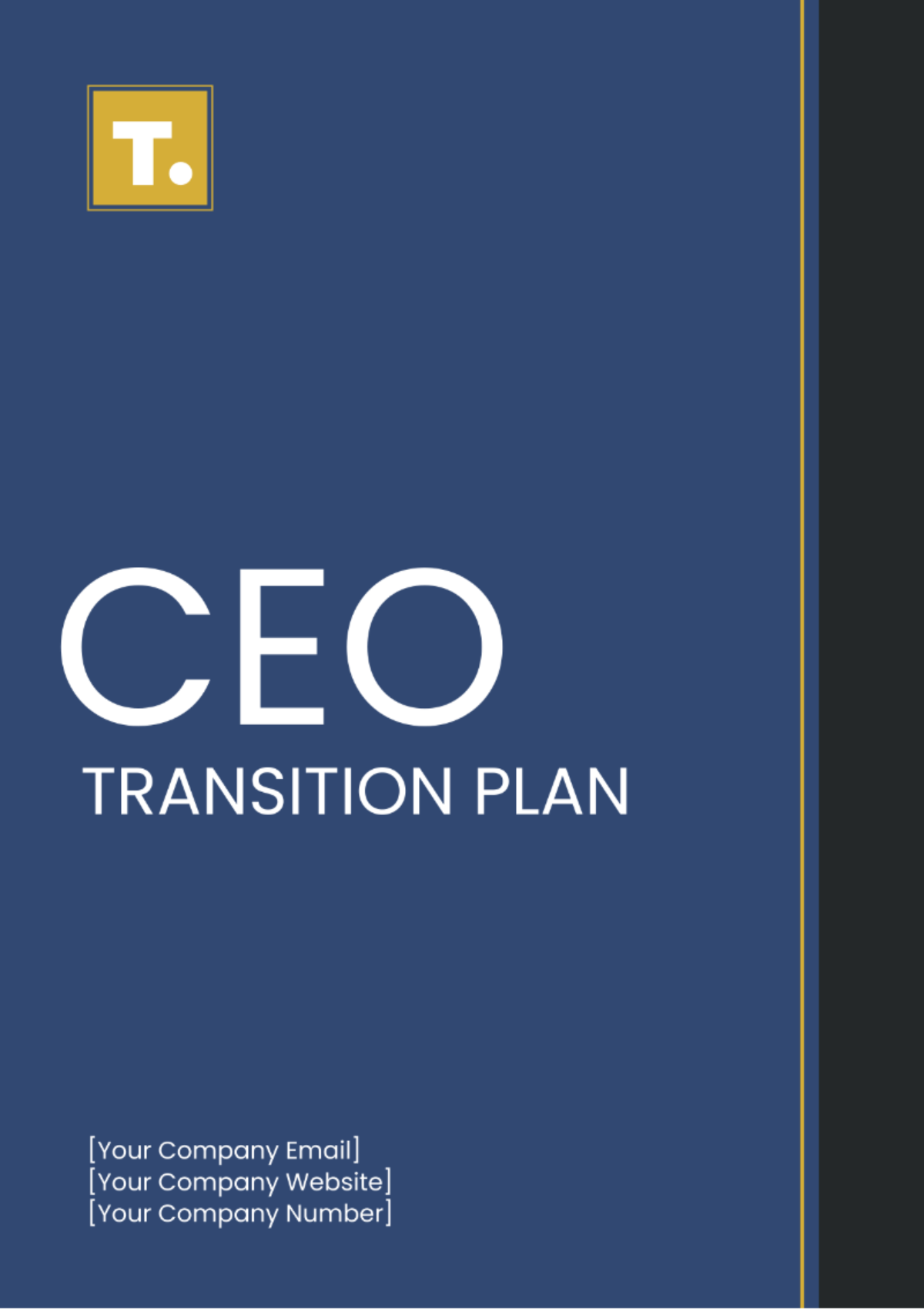 Ceo Transition Plan Template - Edit Online & Download