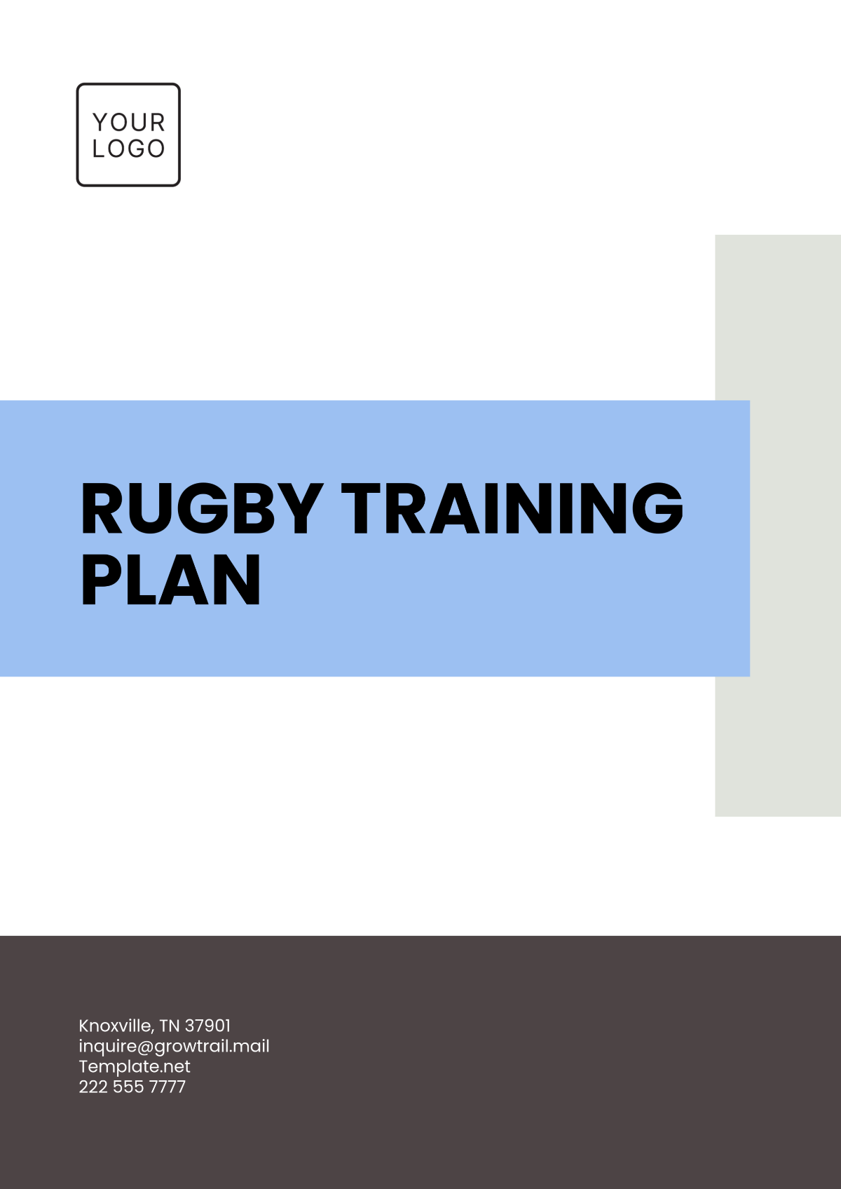 Rugby Training Plan Template - Edit Online & Download