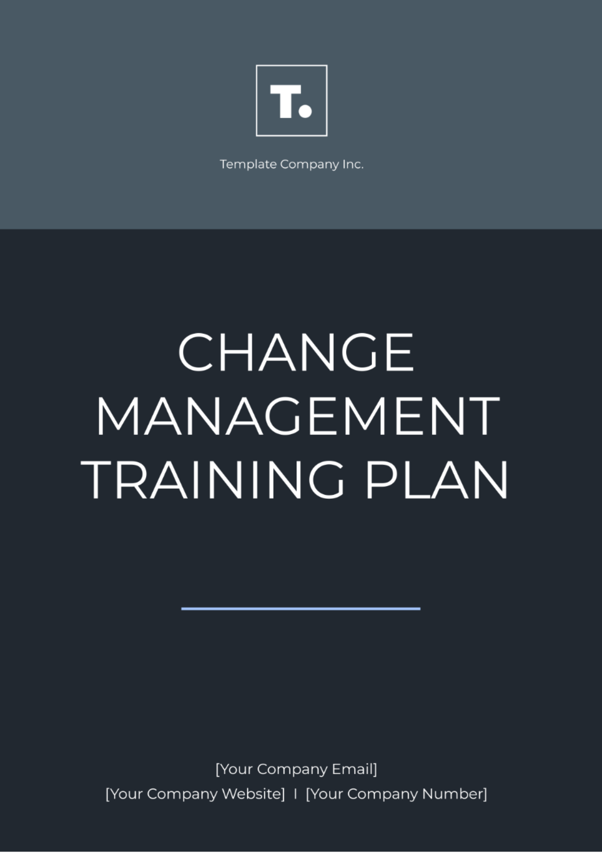 Change Management Training Plan Template - Edit Online & Download