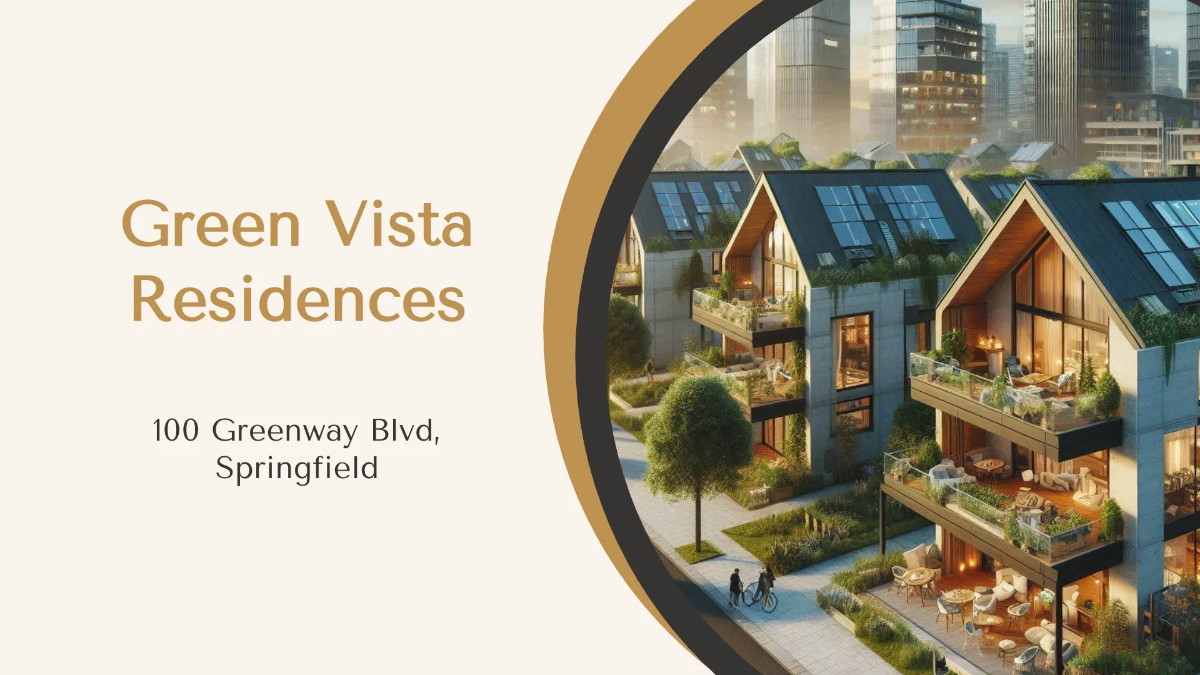 Free Eco-Friendly and Sustainable Properties Presentation Template to Edit Online