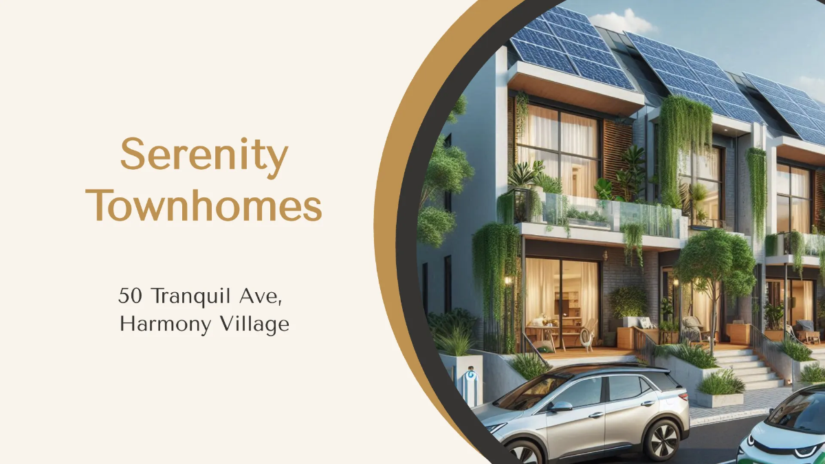 Free Eco-Friendly and Sustainable Properties Presentation Template to Edit Online