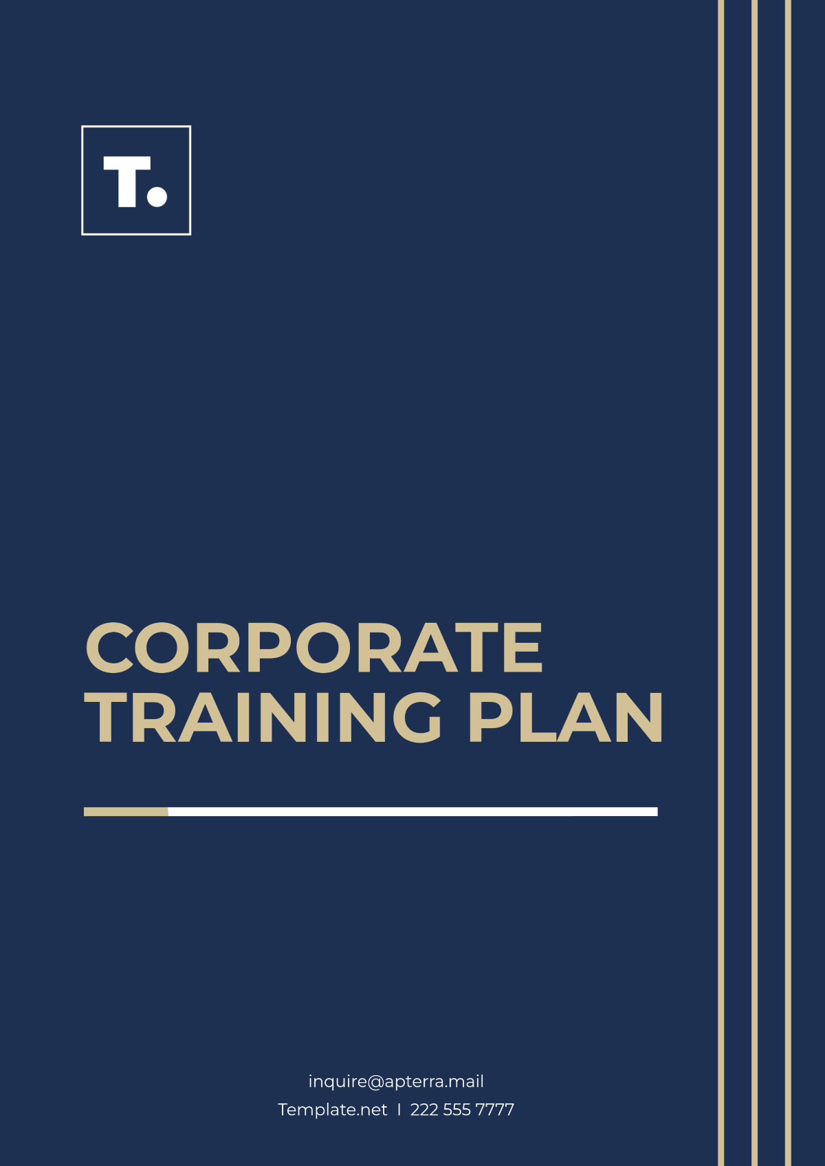 Corporate Training Plan Template - Edit Online & Download