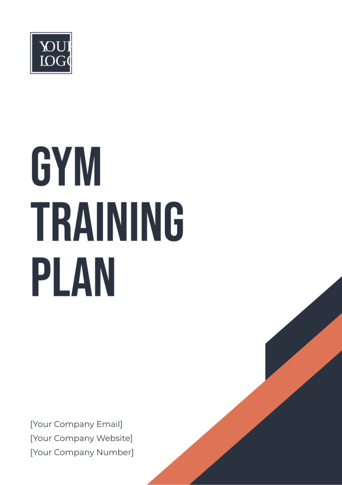 Gym Training Plan Template - Edit Online & Download