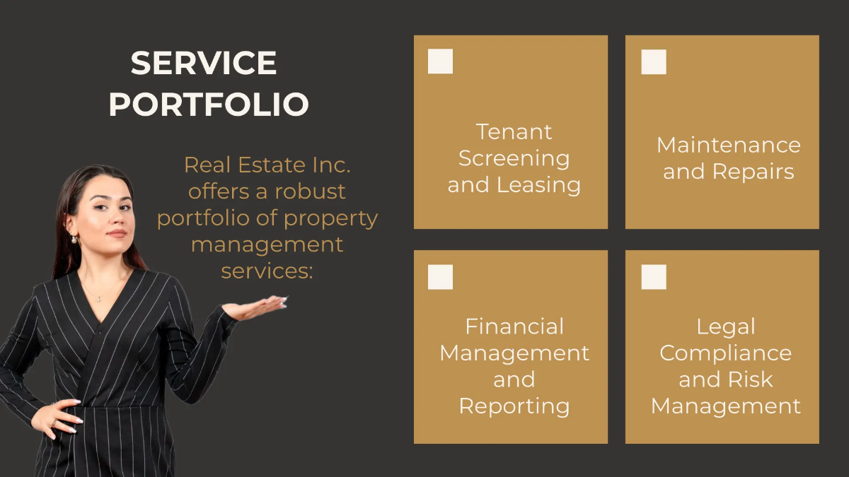 Free Property Management Services Overview Presentation Template to Edit Online