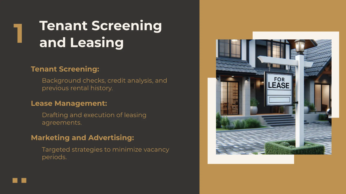 Free Property Management Services Overview Presentation Template to Edit Online