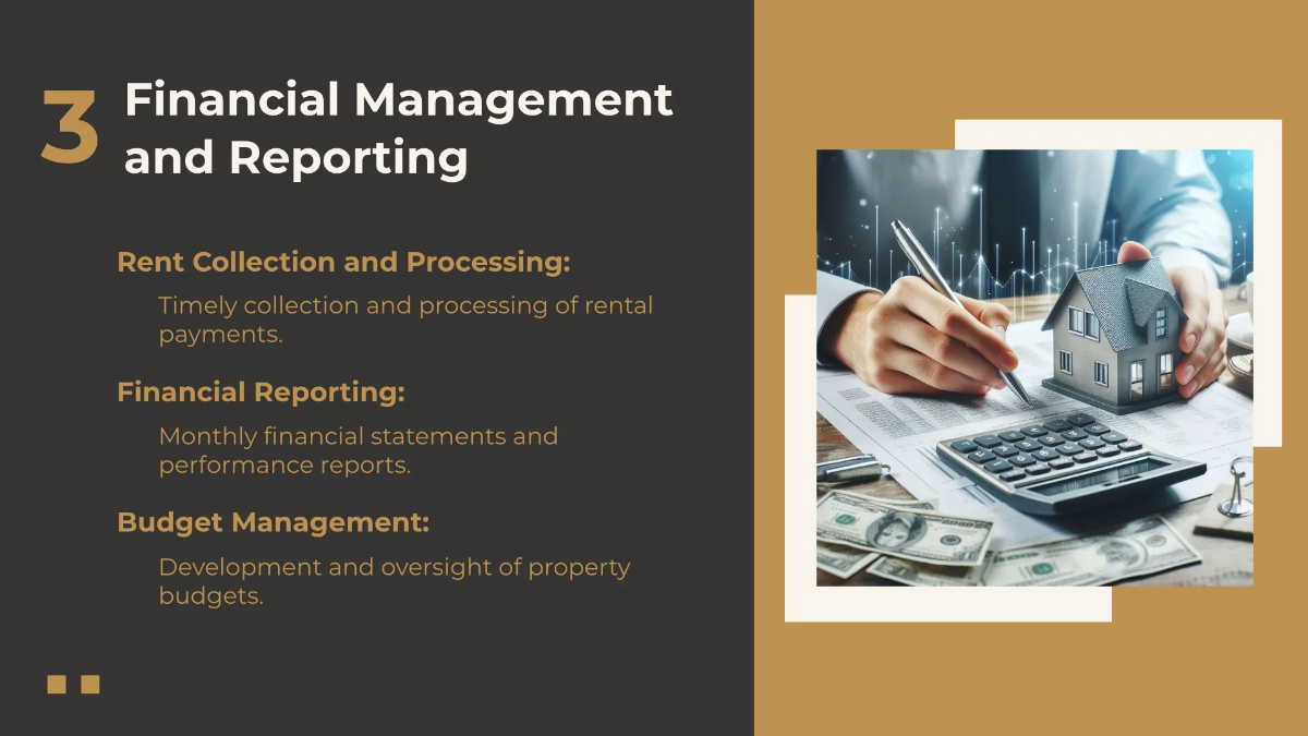 Free Property Management Services Overview Presentation Template to Edit Online