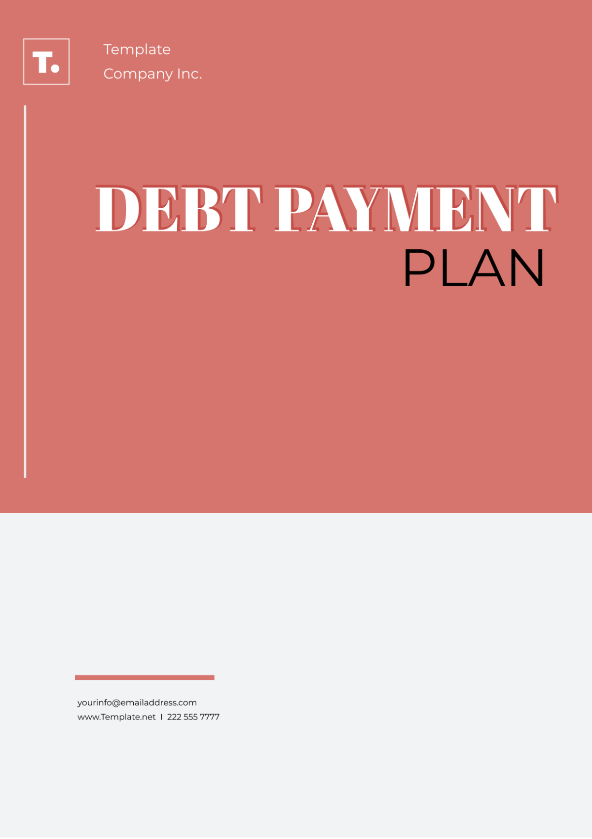 Free Debt Payment Plan Template