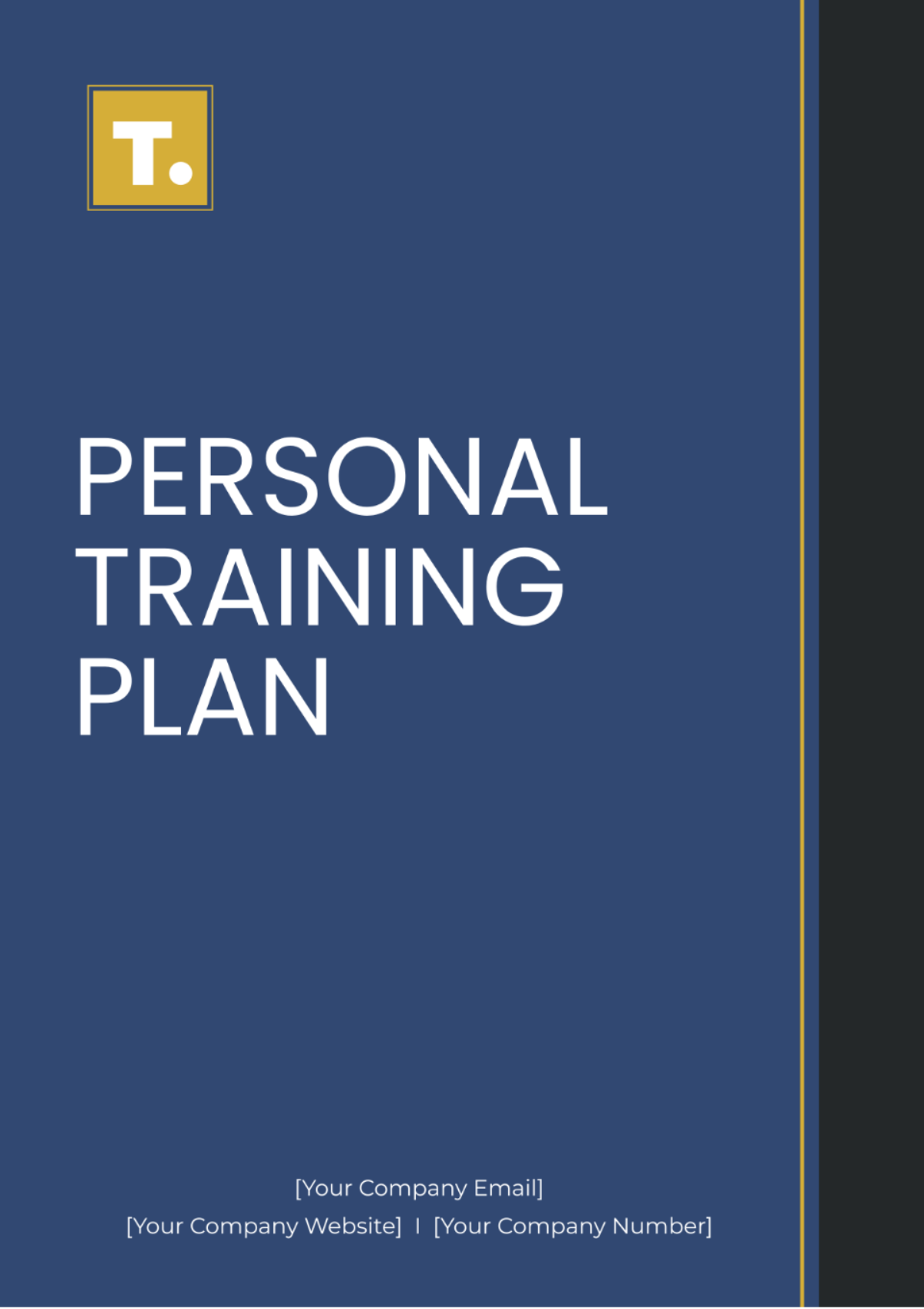 Personal Training Plan Template - Edit Online & Download