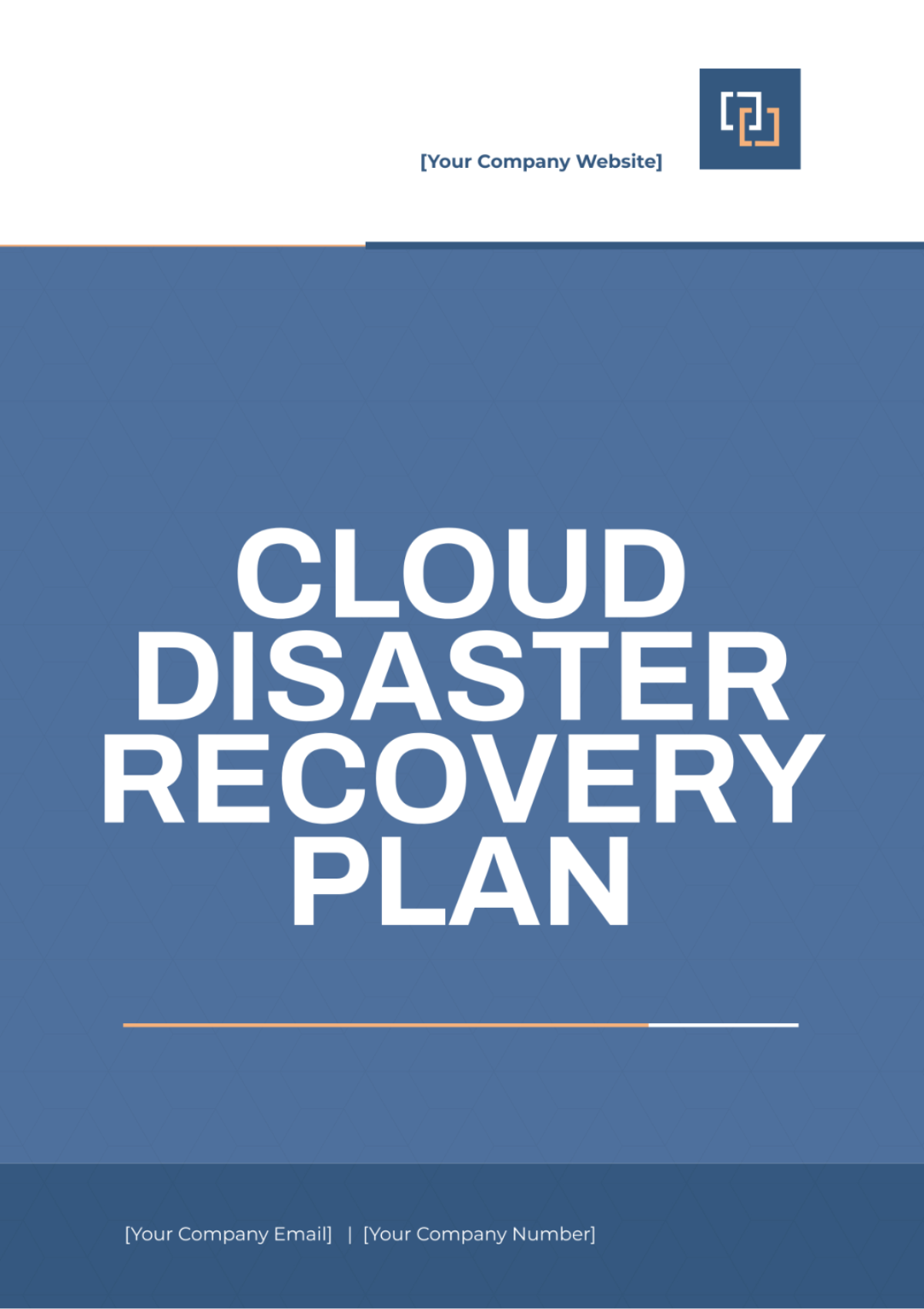 Cloud Disaster Recovery Plan Template - Edit Online & Download