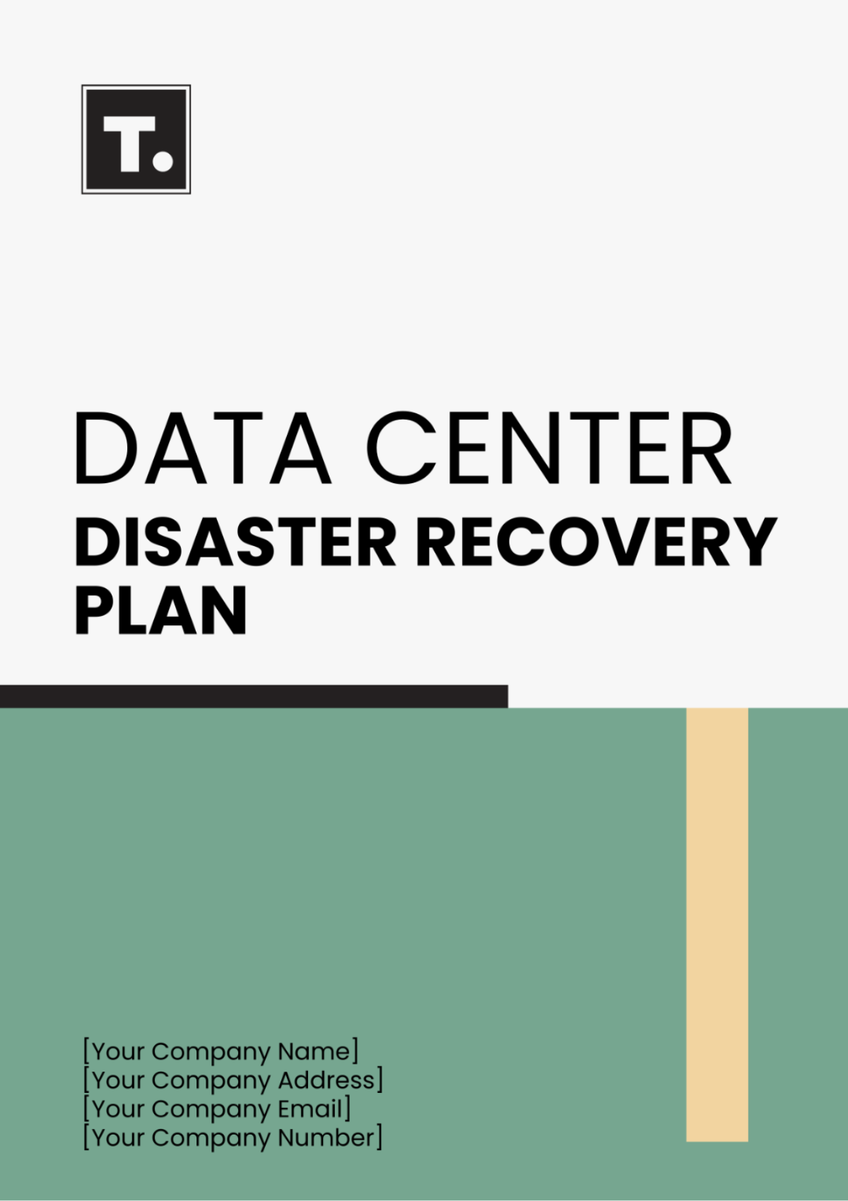 Data Center Disaster Recovery Plan Template - Edit Online & Download